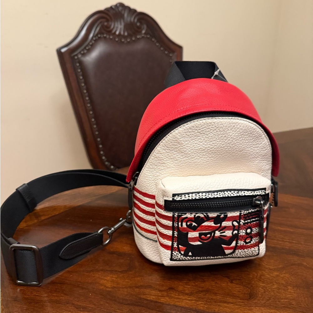 NWT - Coach Disney X Kieth Mickey Mouse mini Backpacks